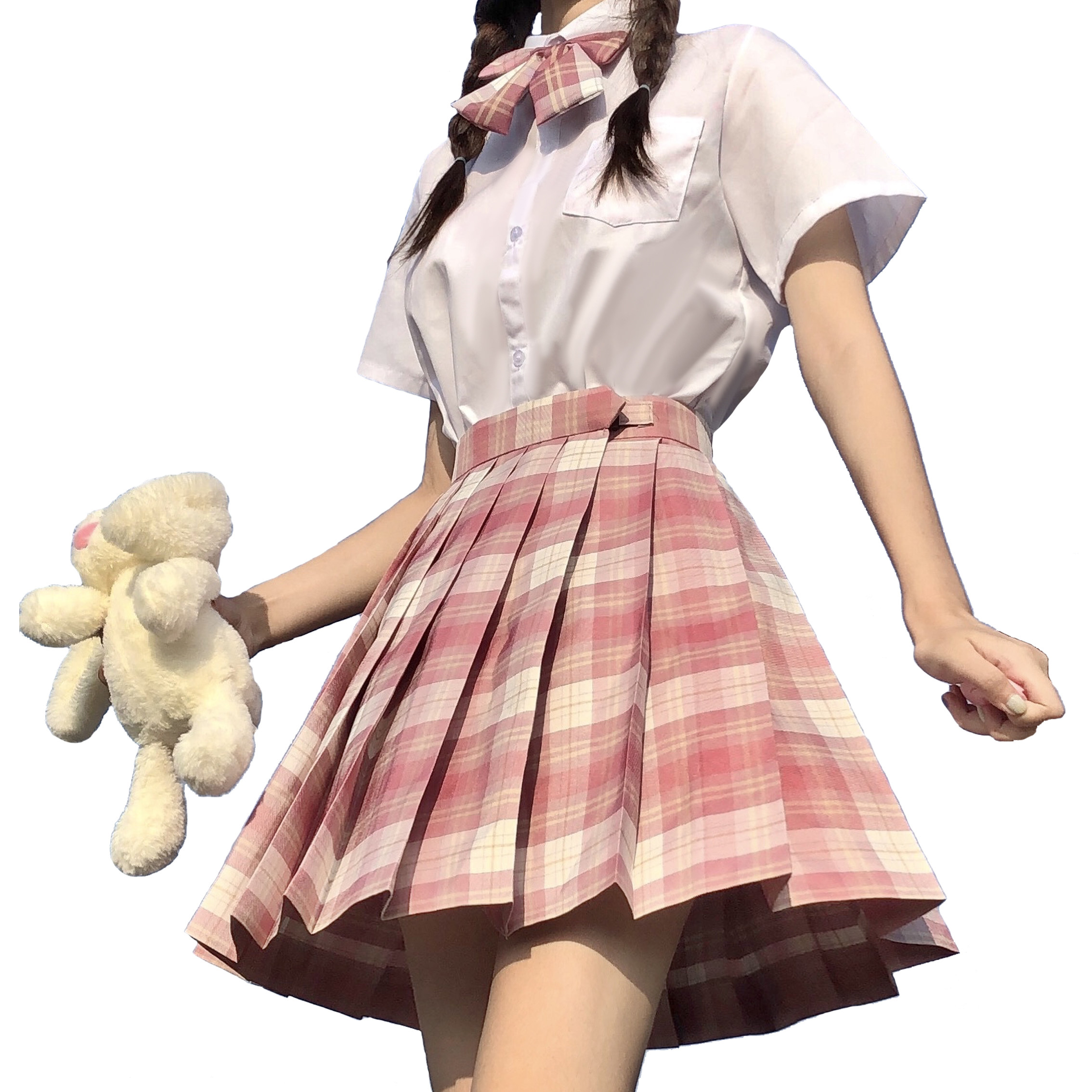 树莓红茶jk制服套装夏季短袖jk裙子日系学生校服