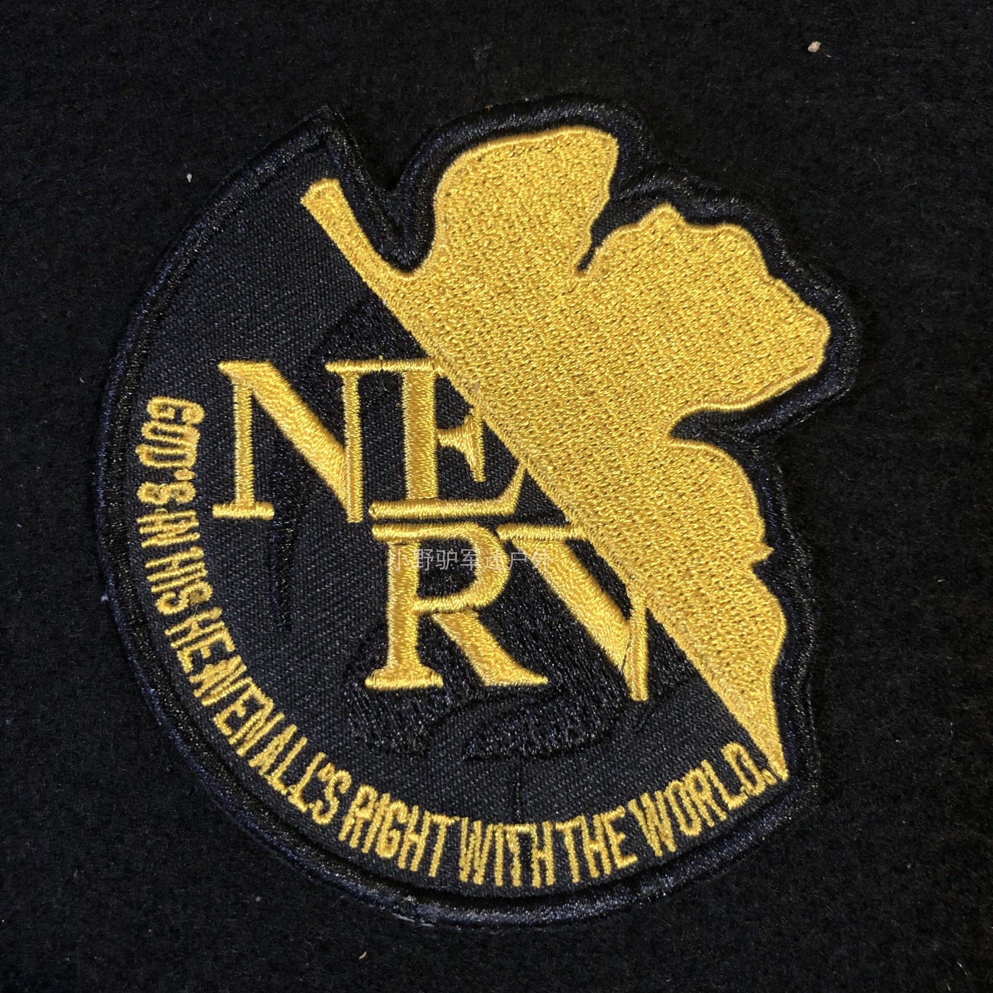 新世界福音战士剧场nerv臂章刺绣魔术背包贴章贴章