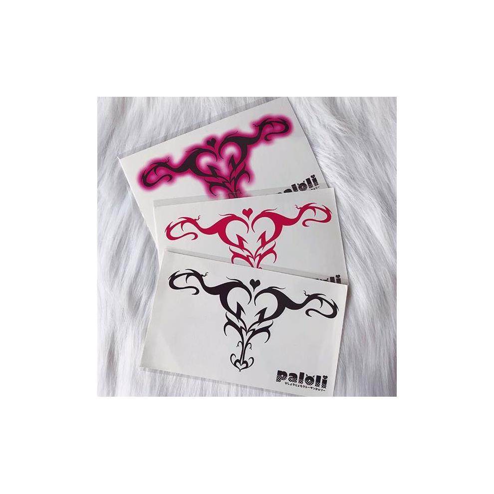 淫纹纹身性感贴纸锁骨小腹过膝防水魅魔其他贴饰