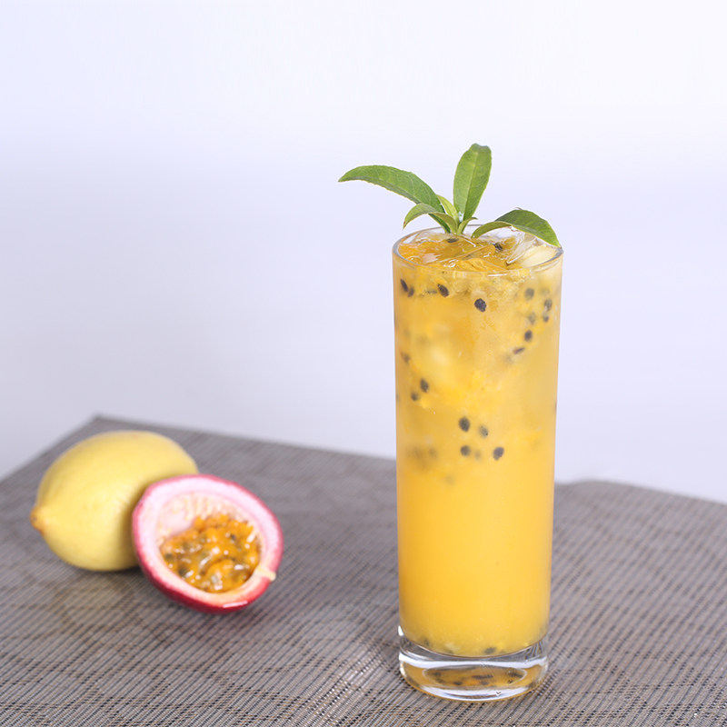 产地冷冻百香果原汁950ml柠檬芒果鲜榨果汁原浆纯果蔬汁