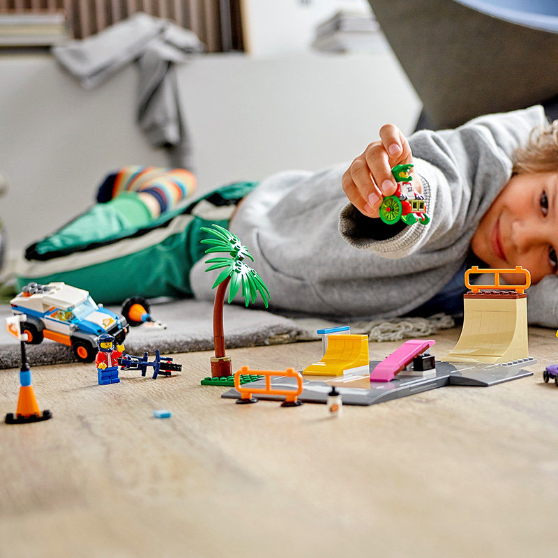 lego乐高60290城市系列滑板公园积木玩具男女建构