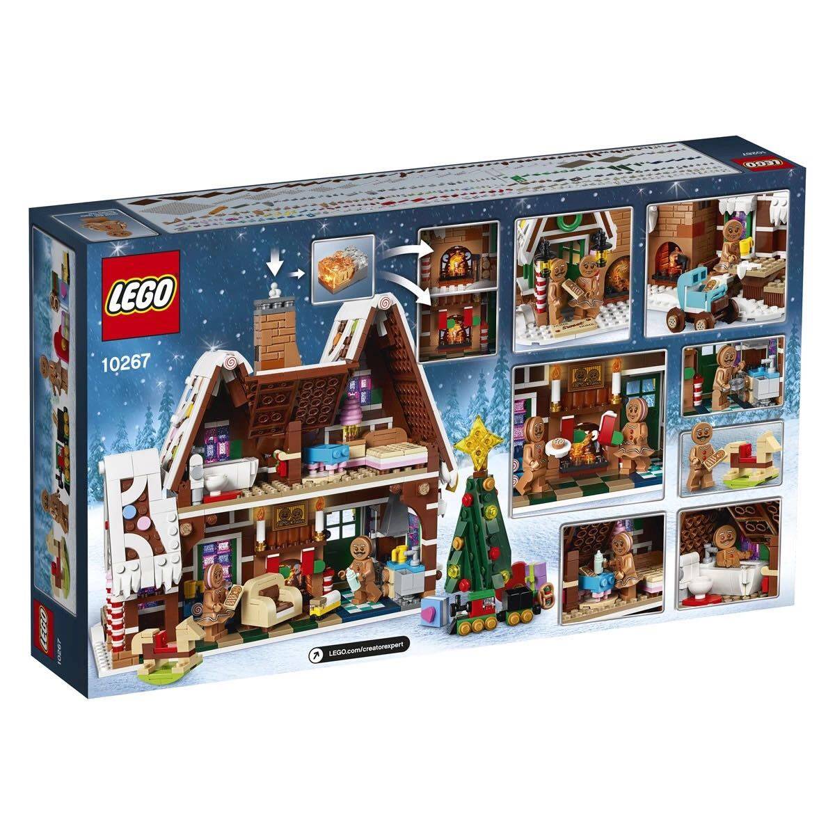 lego乐高creator创意高手系列冬季圣诞姜饼屋10267建构
