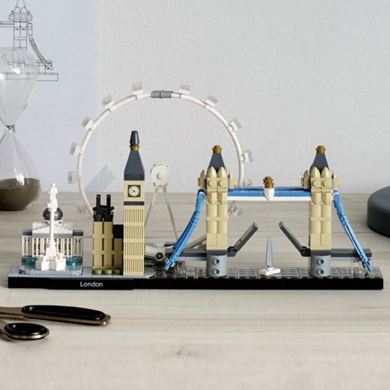 lego乐高21034建筑系列英国伦敦摩天轮天际线拼装建构