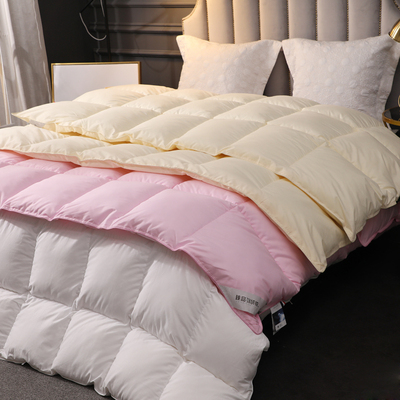 【防菌抗螨】羽绒被95白鹅绒冬被加厚保暖双人鸭绒被芯春秋被特价
