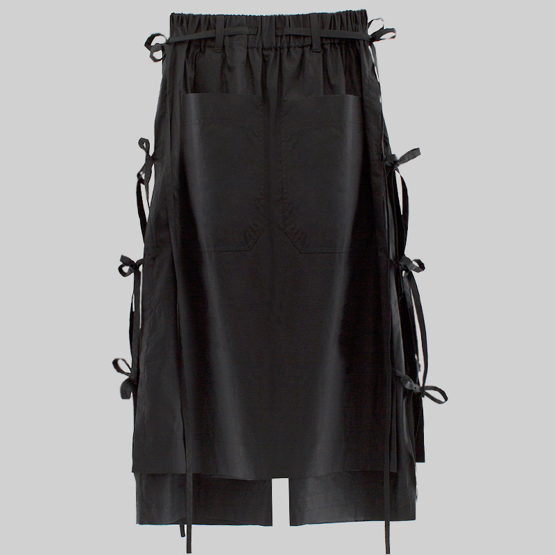 GAOSTUDIOS九分裤解构流苏双层飘带宽松设计休闲裤Craig Green男