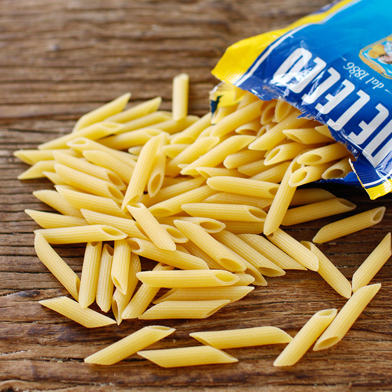 dececco得科意大利500g两头尖直花通型意面斜切通心粉意大利面