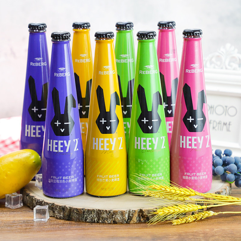 啤酒莱宝reberg黑色兔子精酿哈密瓜芒果水蜜桃小麦啤酒