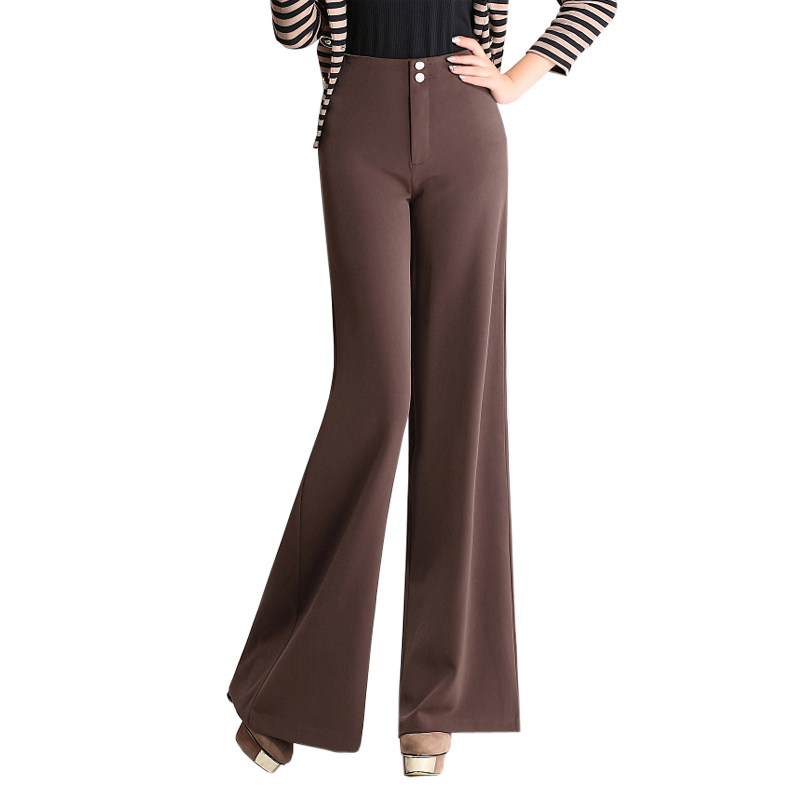 甩裤阔腿裤春秋季女士宽松舞裤高腰厚款垂坠直筒长款宽腿大脚长裤