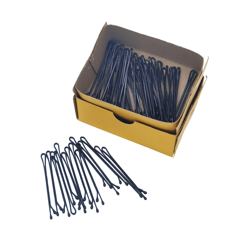 假发护理液钢发夹一字夹盘头子小钢夹子鸭嘴发饰