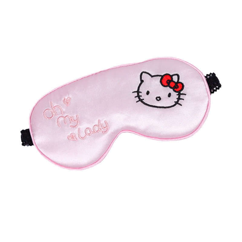 卡通可爱儿童真丝眼罩新生宝宝晒太阳黄恒小孩眼罩