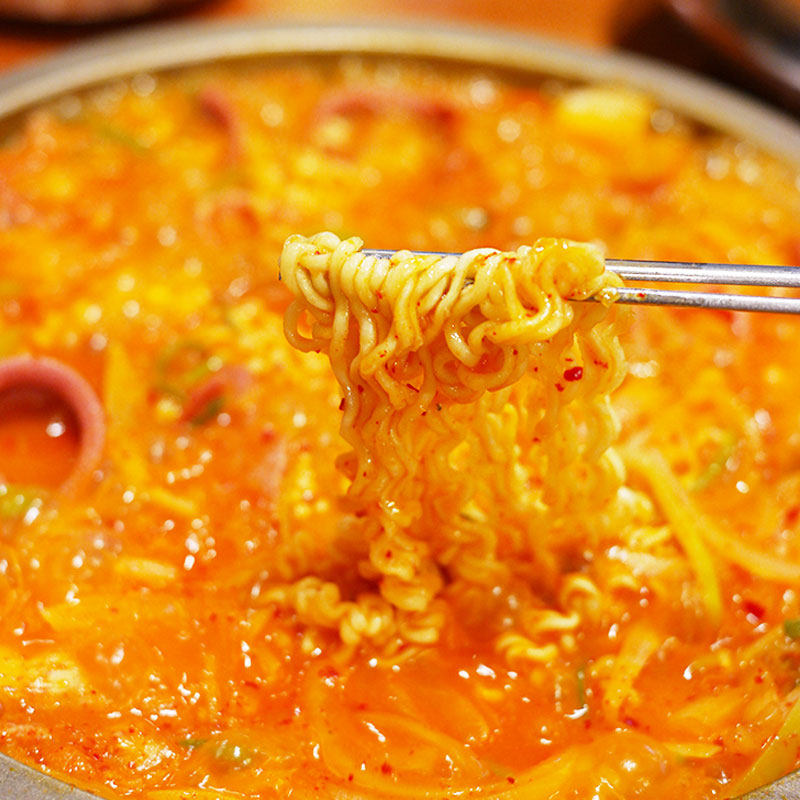 韩国进口不倒翁火锅拉面 奥土基速食餐饮拉面韩式部队火锅面5袋装
