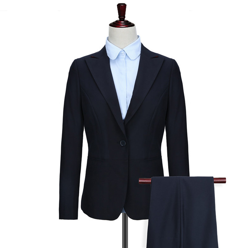 浦发银行西服西装行服套装女式西裤衬衫职业装职业女裤套装