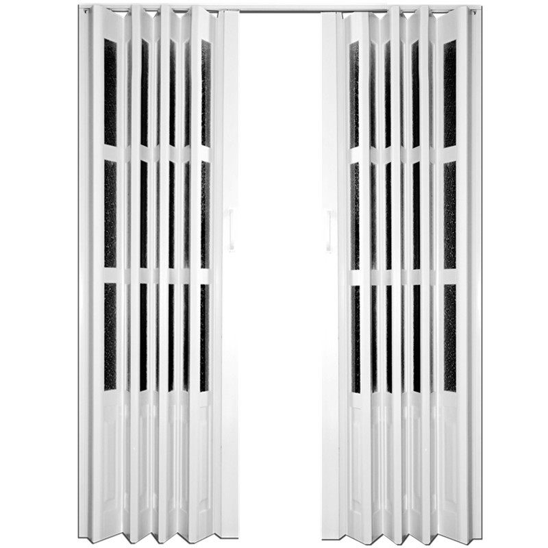 pvc折叠门吊轨厨房室内卫生间浴室阳台客厅隔断商铺隐形推拉移门