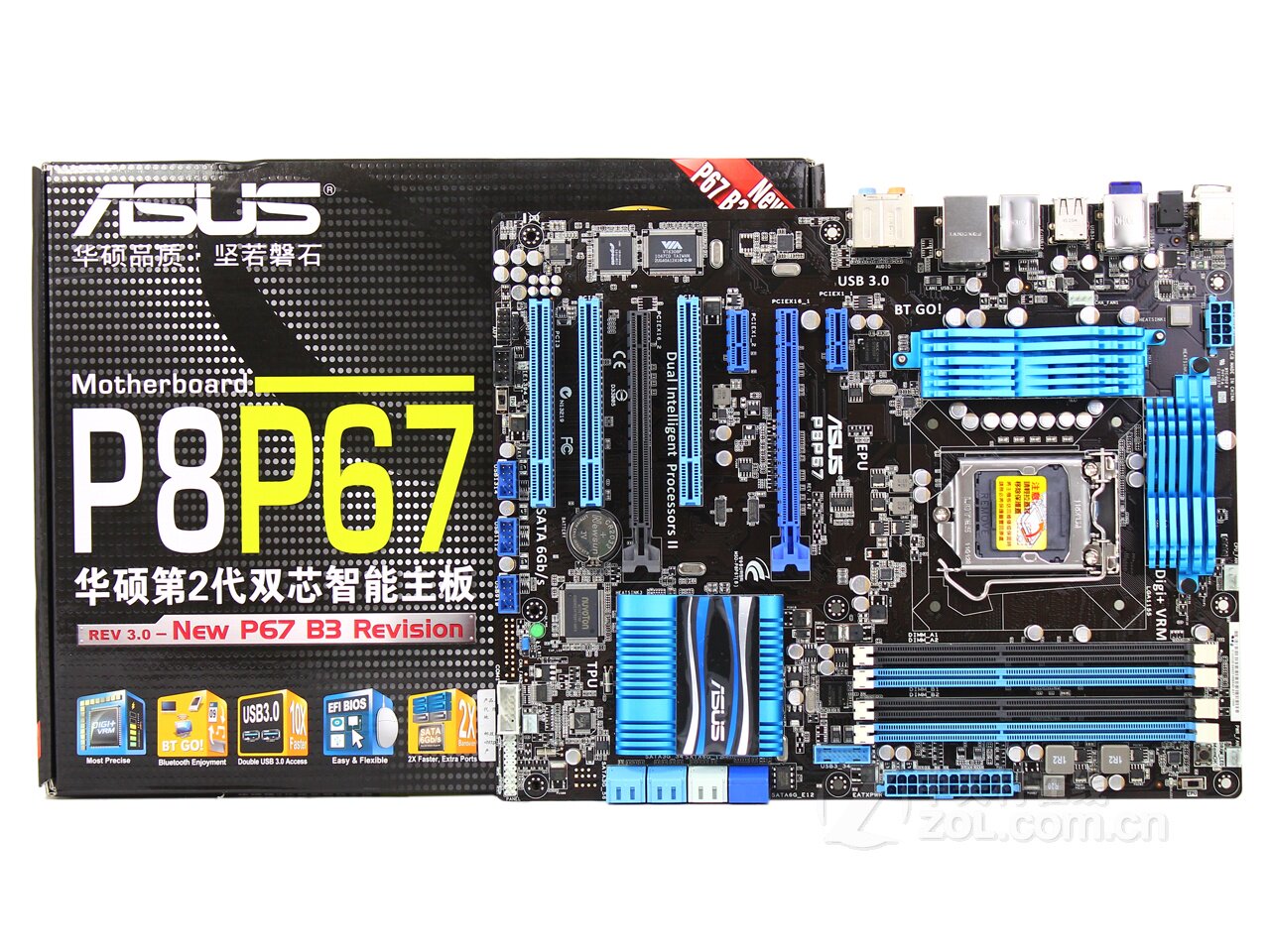 华硕p8p67lelxp8h671155针台式机主板sata3z77主板