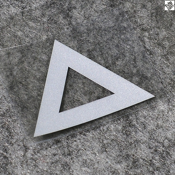 tutu图图车贴空心三角形安全警示反光贴花贴纸汽车装饰贴