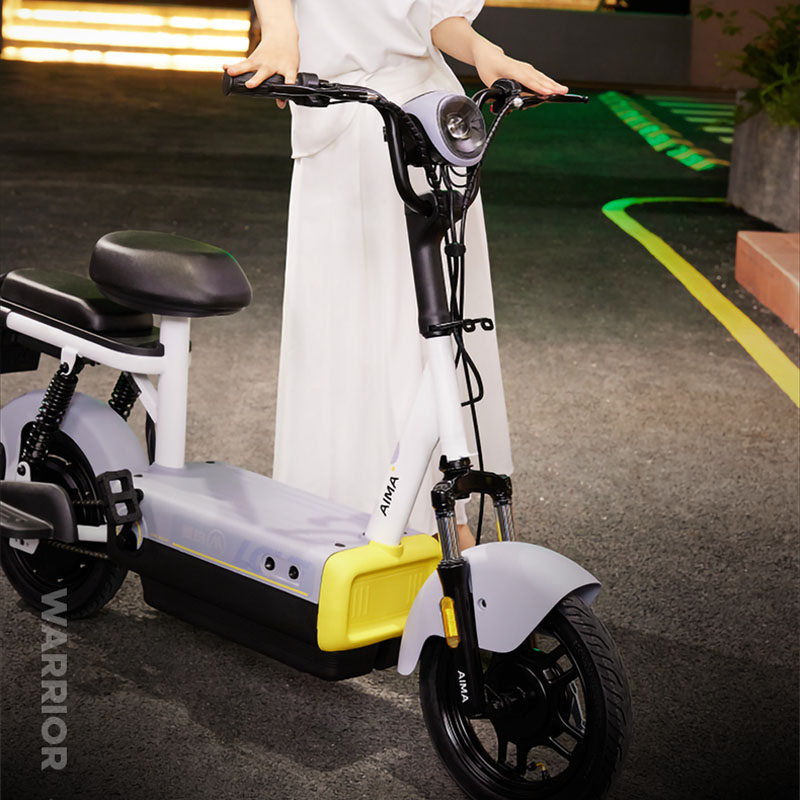 爱玛电动车新国标48v电动自行车小型车代步男女成人长续航电瓶车