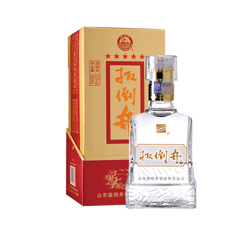 扳倒井国井山东特产五星52度浓香香型白酒整箱白酒