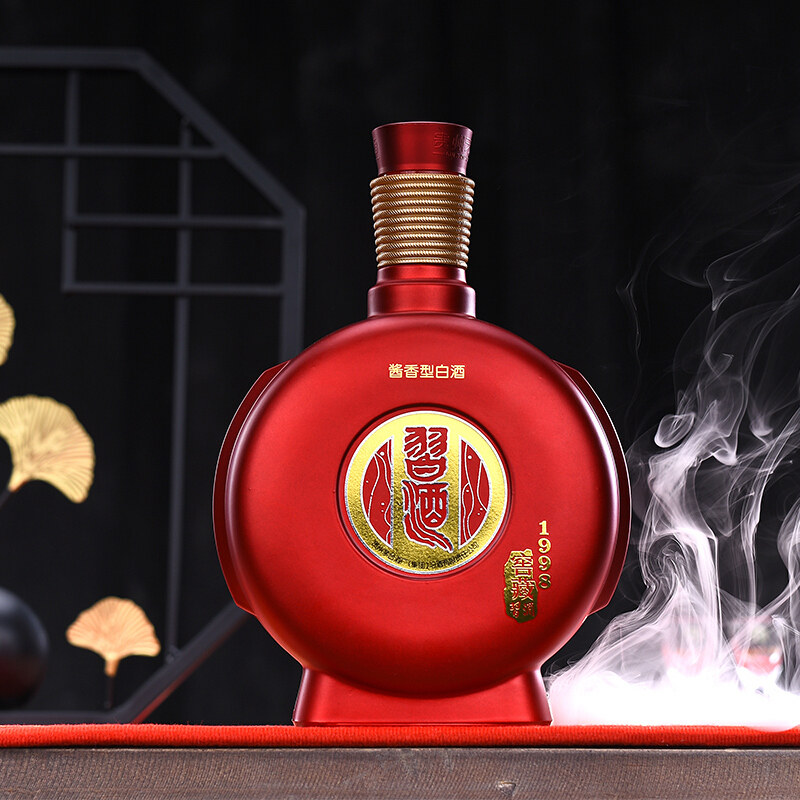 贵州习酒窖藏1998红色瓶53度酱香型白酒719ml瓶礼盒装婚庆