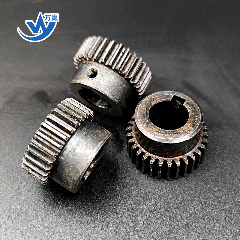 n95口罩机凸台齿轮内孔键槽顶丝孔齿轮