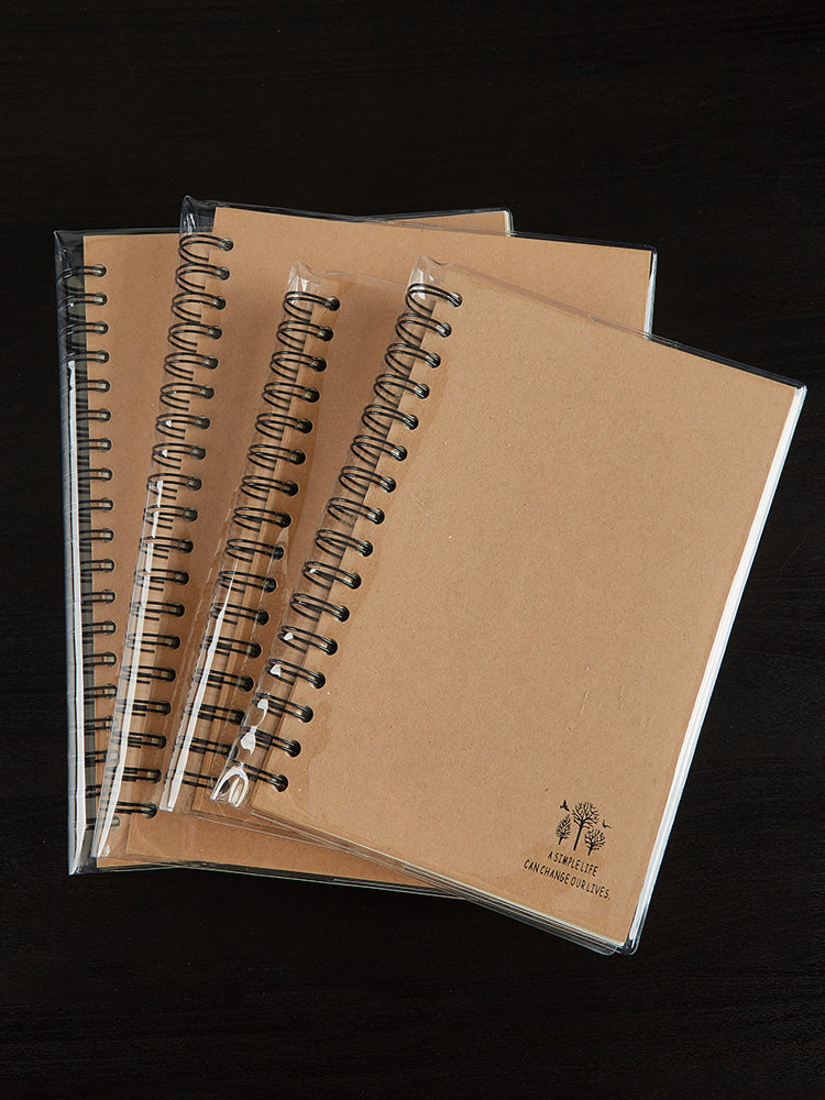 空白笔记本b5笔记本子加厚内页学生记事本线圈笔记本