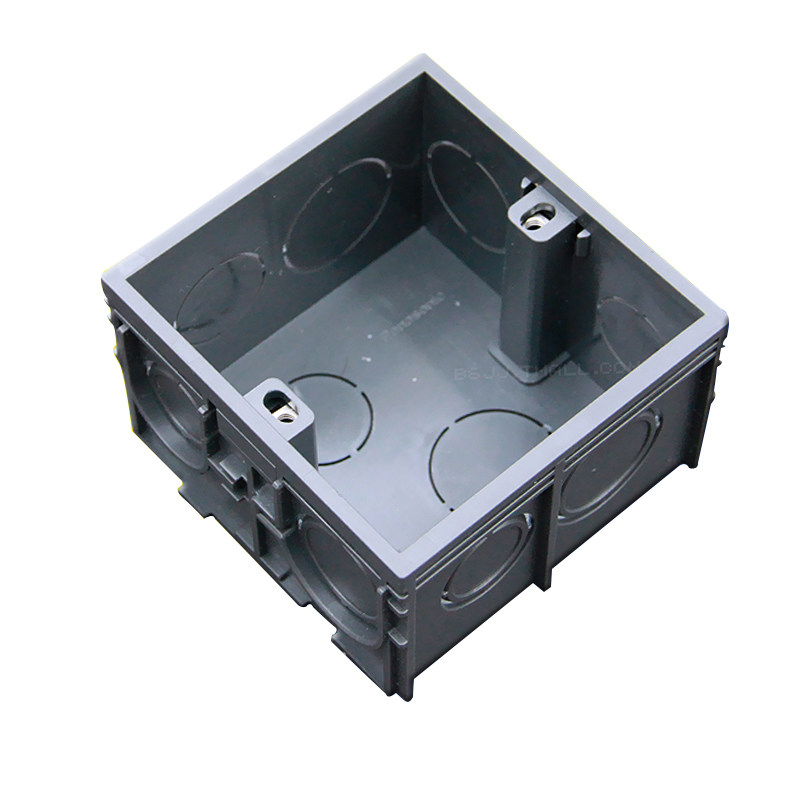 松下开关插座地插家用86型阻燃暗装树脂线盒暗盒底盒开关盒插座盒