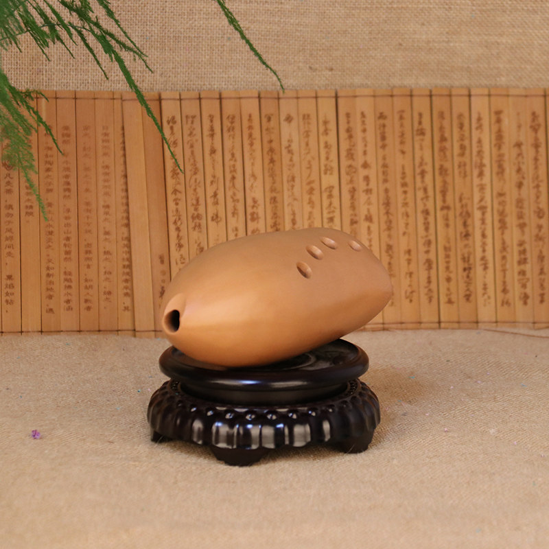 楚吟红陶双efg考级陶埙古风素色特制大鱼专业埙