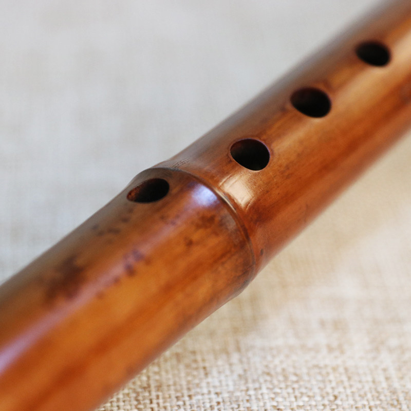 楚吟定制大头通口演奏专业收藏一节刻字八孔箫