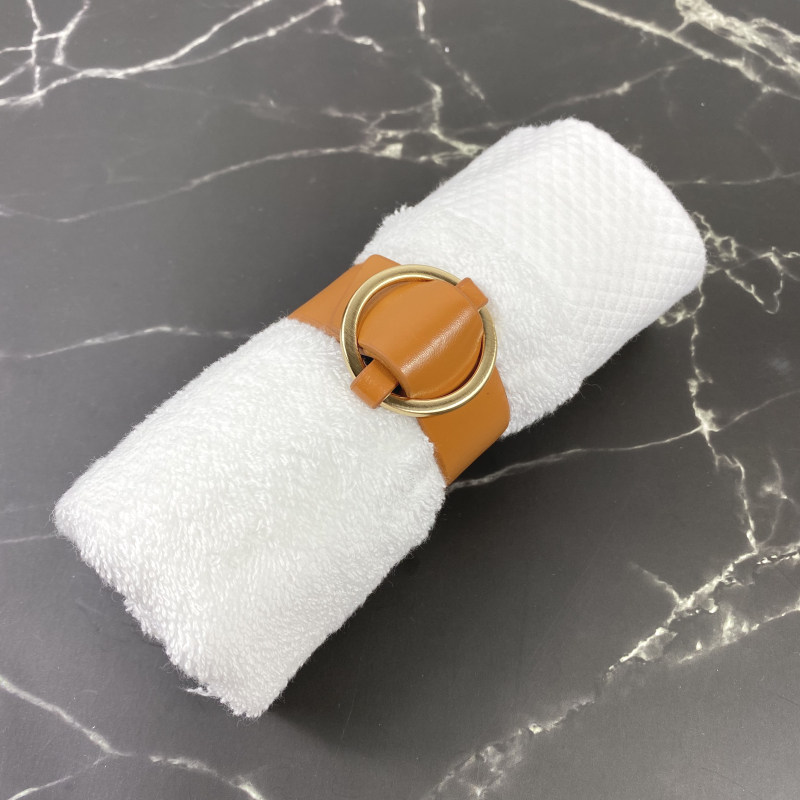 样板房卫生间毛巾扣软展厅洗手间浴室卫浴瓷砖装饰品摆件