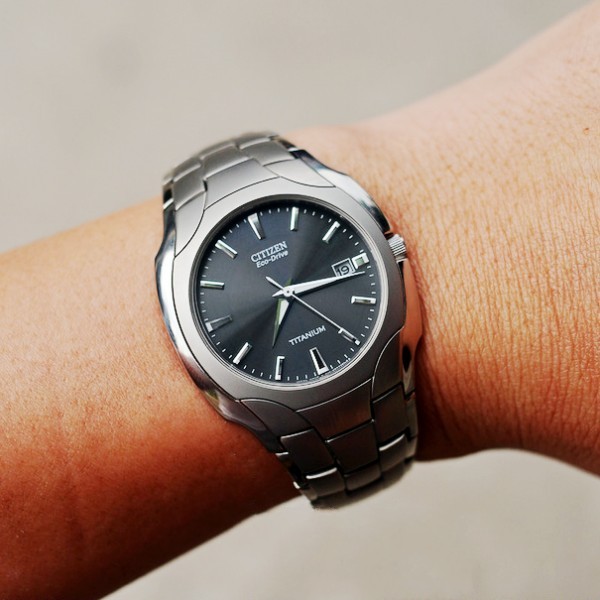 美国代购 Citizen 西铁城 BM6560-54H 钛合金光动能男表夜光手表