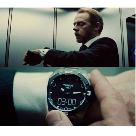 美国代购 碟中谍5 天梭Tissot 户外太阳能男士手表多功能运动腕表