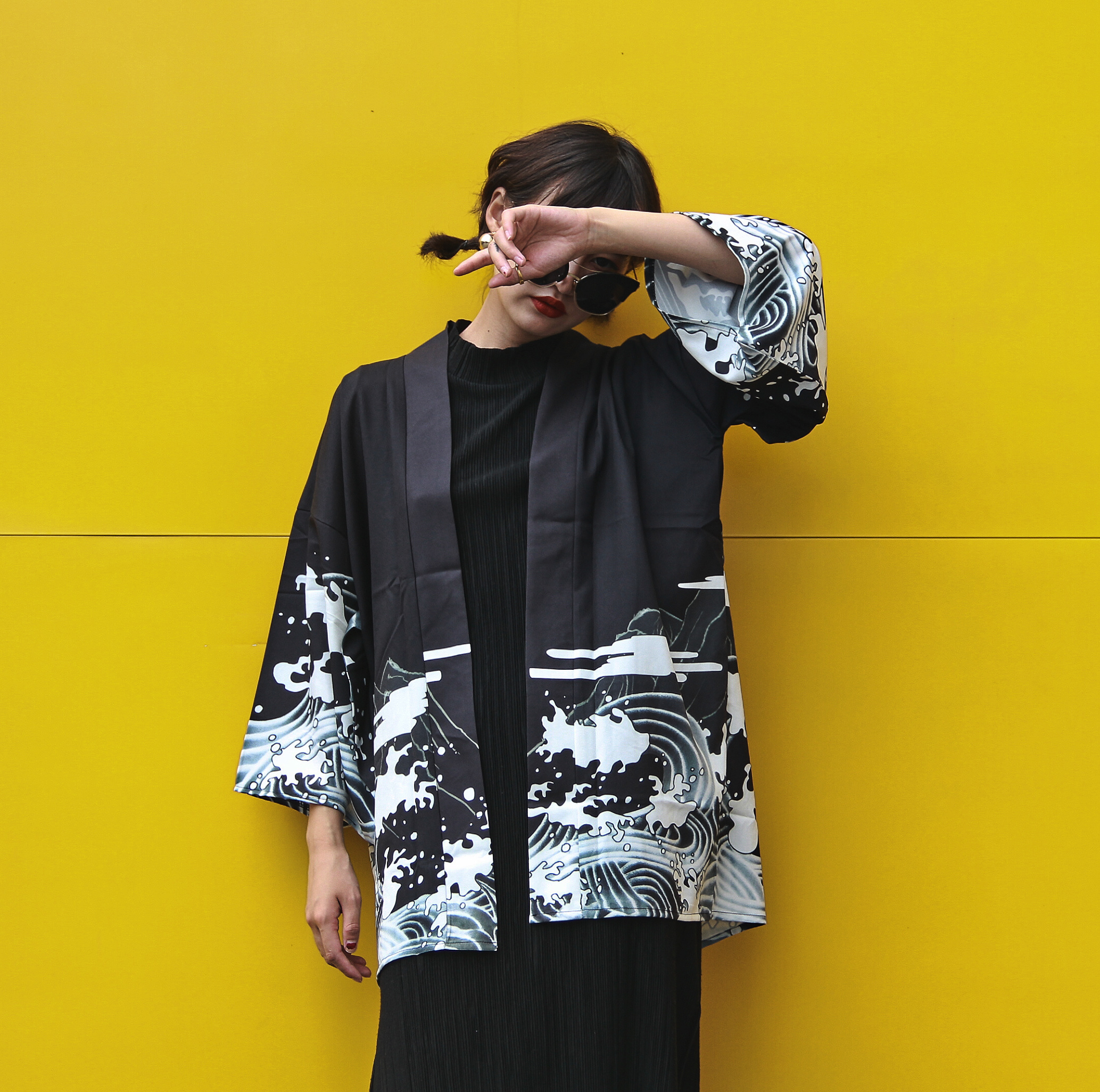 龙袍日式和服外套女原宿日系古着和风软妹羽织学生开衫防晒衣夏季