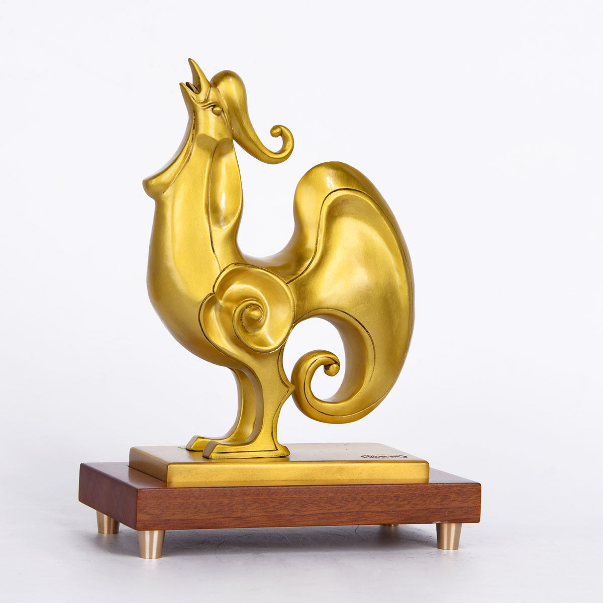 摆件风水阁十二生肖金鸡中式公鸡客厅摆设吉祥物摆件