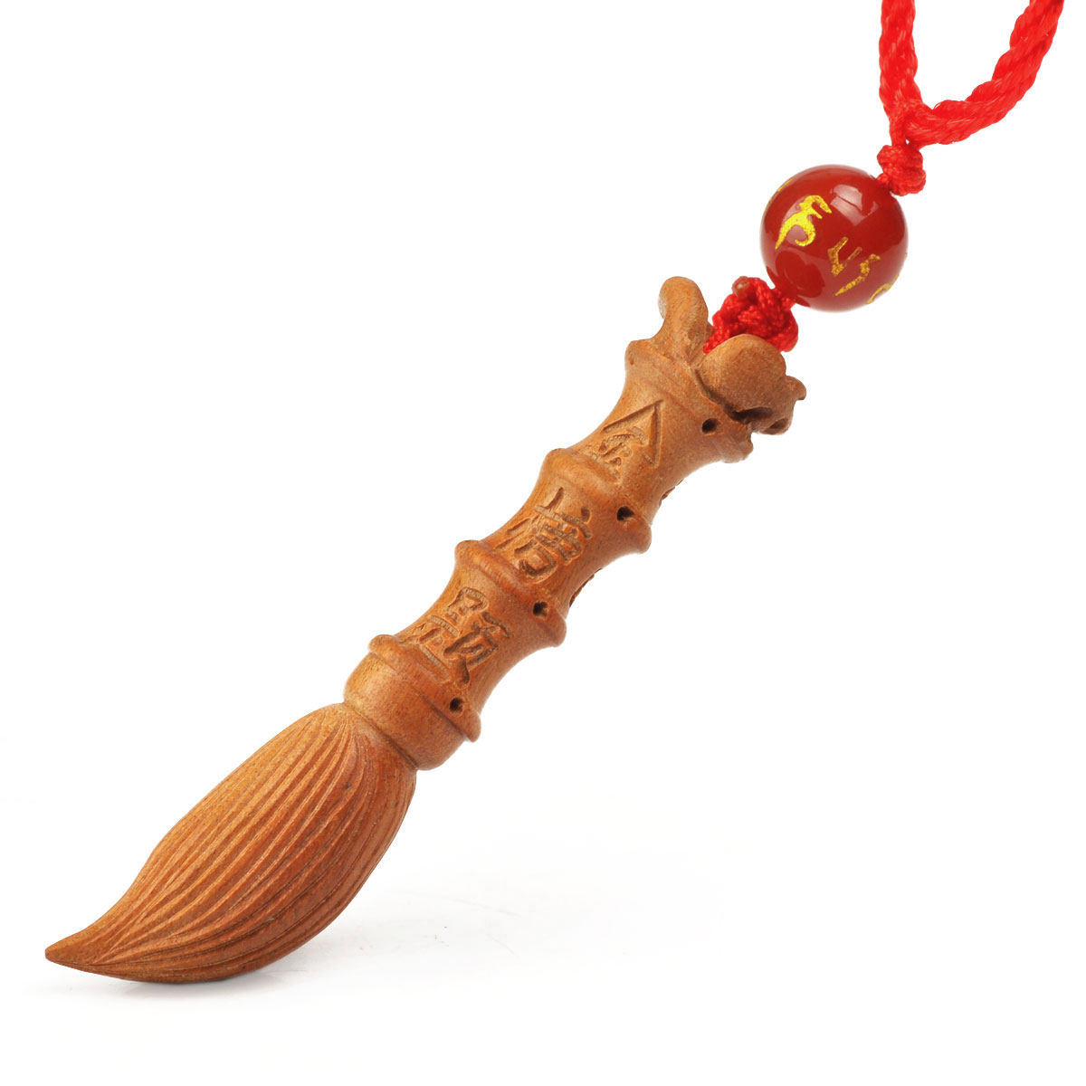风水阁桃木手工雕刻文昌吊坠项坠随身挂件男女项坠