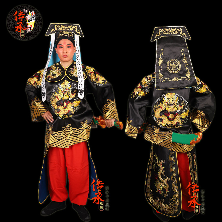 戏曲戏剧王朝马汉张龙赵表演服装全金马褂武生民族服装