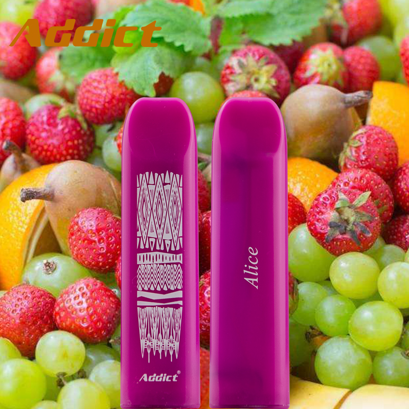 addict吸瘾一次性小烟电子烟男女2018新款清肺戒烟神器水果薄荷味