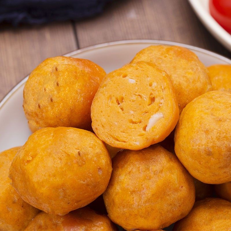 脆骨清真丸福春园黄金300g鸡肉肉丸包邮关东鱼丸