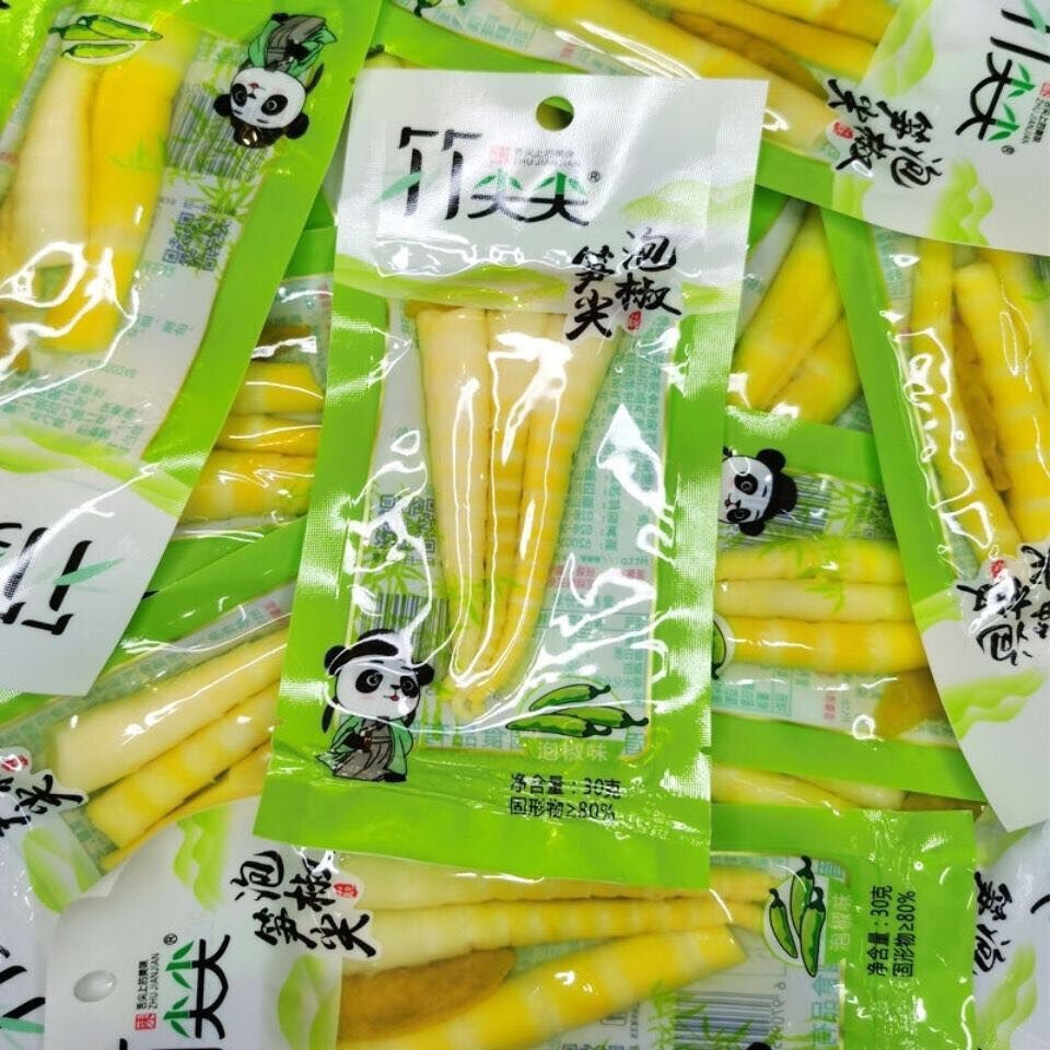 竹笋乐山特产尖尖笋泡椒笋克山嫩小即食下饭笋类制品
