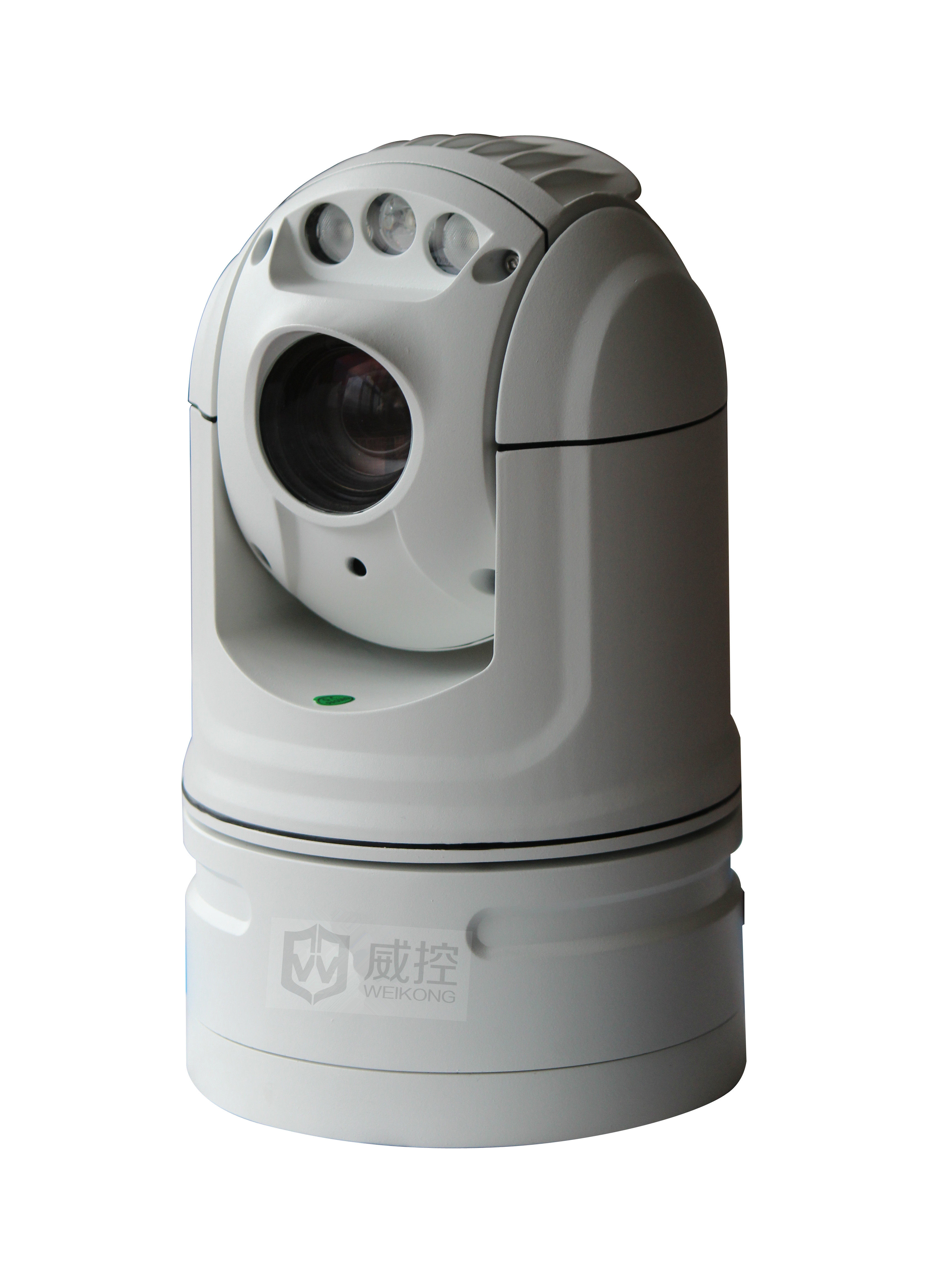车载摄像头威控ahd网络高清360度警车专用云台车载摄像头