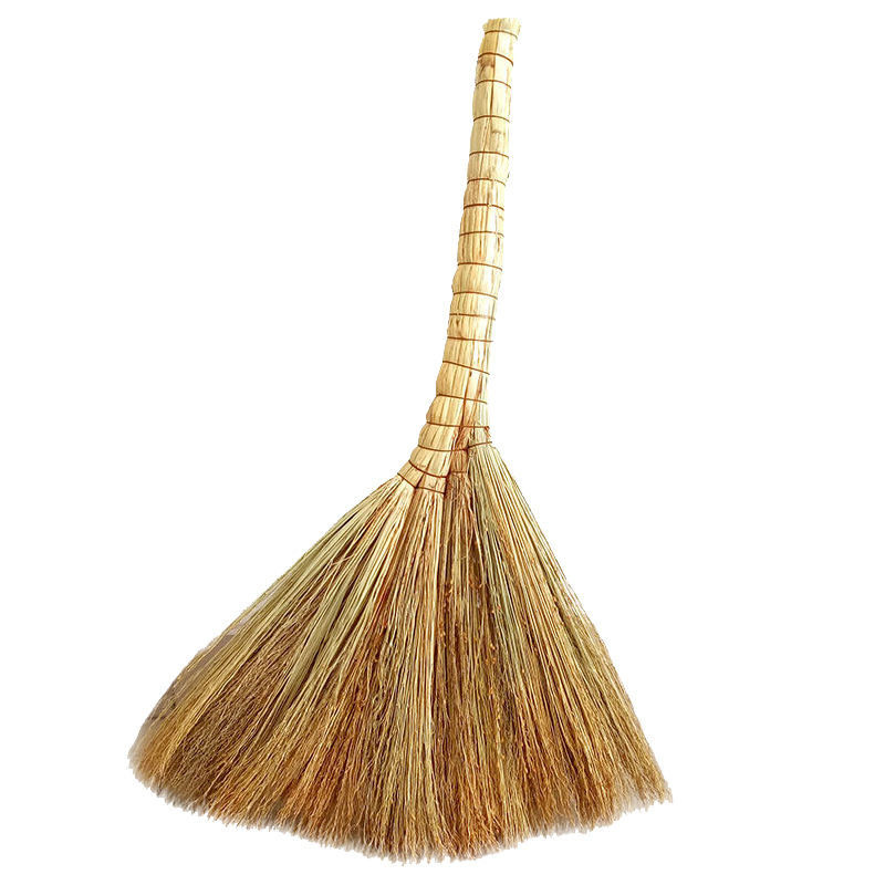 手工老式扫把硬毛高粱净苗扫地笤帚天然无籽扫把