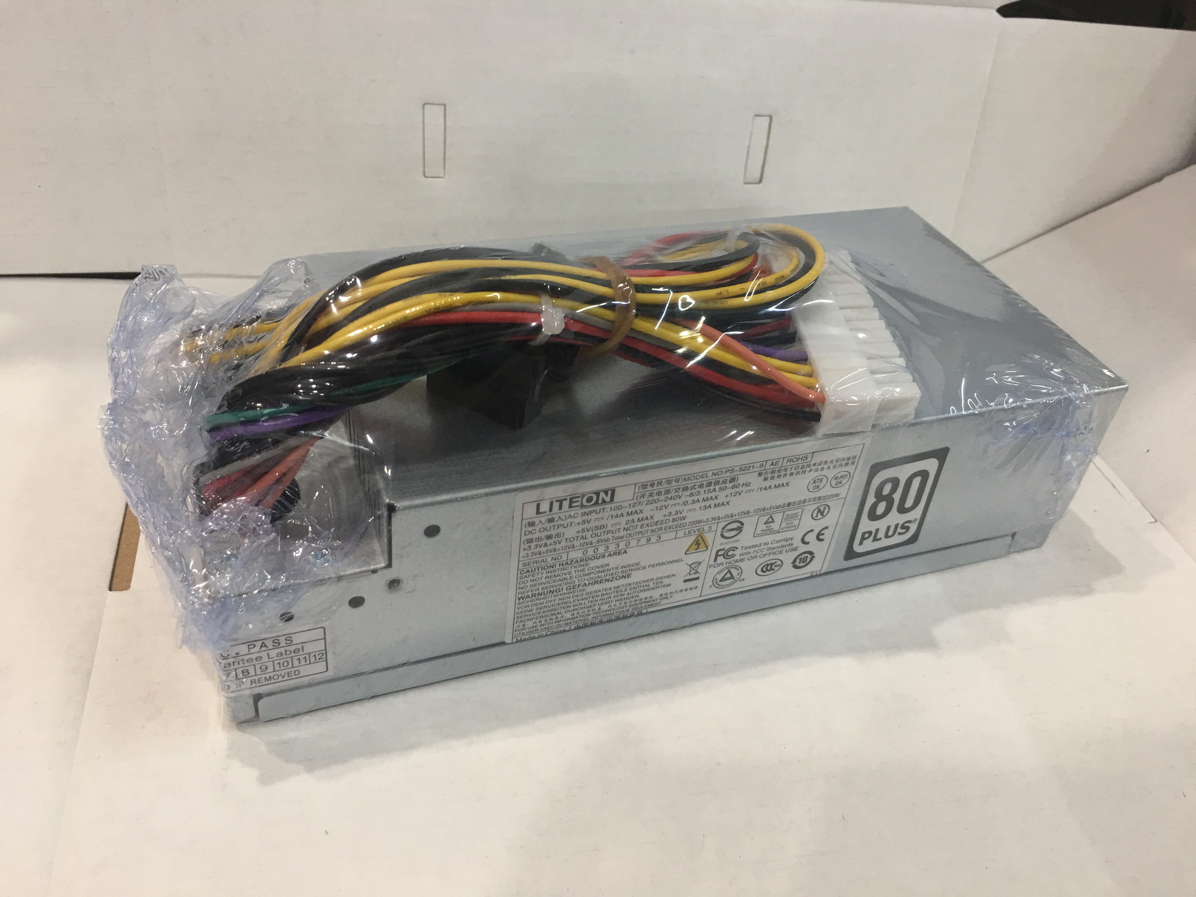 全新光宝liteonpe-5221-08afps-5221-9额定220w机箱电源电源