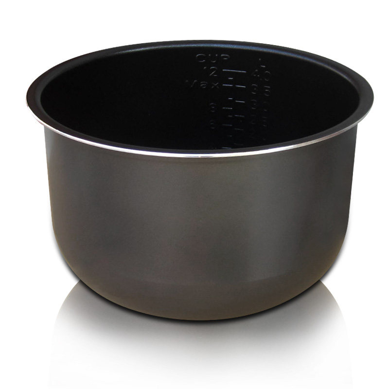 原装美的电压力锅内胆4l/5l/6l黑晶电高压锅内胆4升5/6升不粘内锅