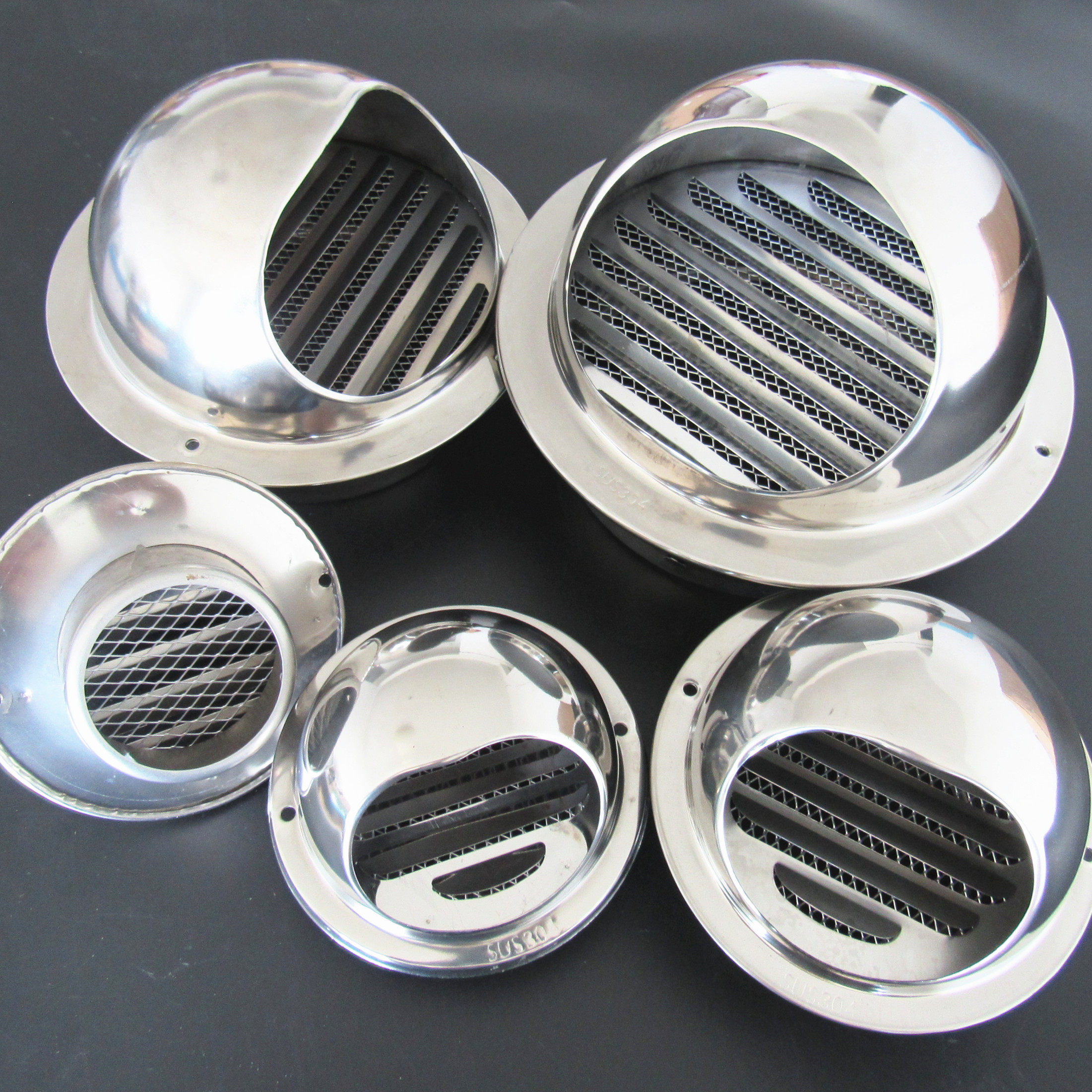 加厚不锈钢外墙风帽防雨防蚊风罩外气口出风口室内新风系统