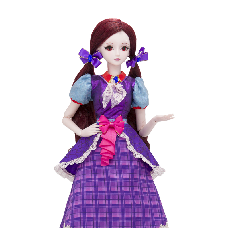 叶罗丽娃娃夜萝莉仿真洋娃娃文茜60cm可改改装女孩娃娃