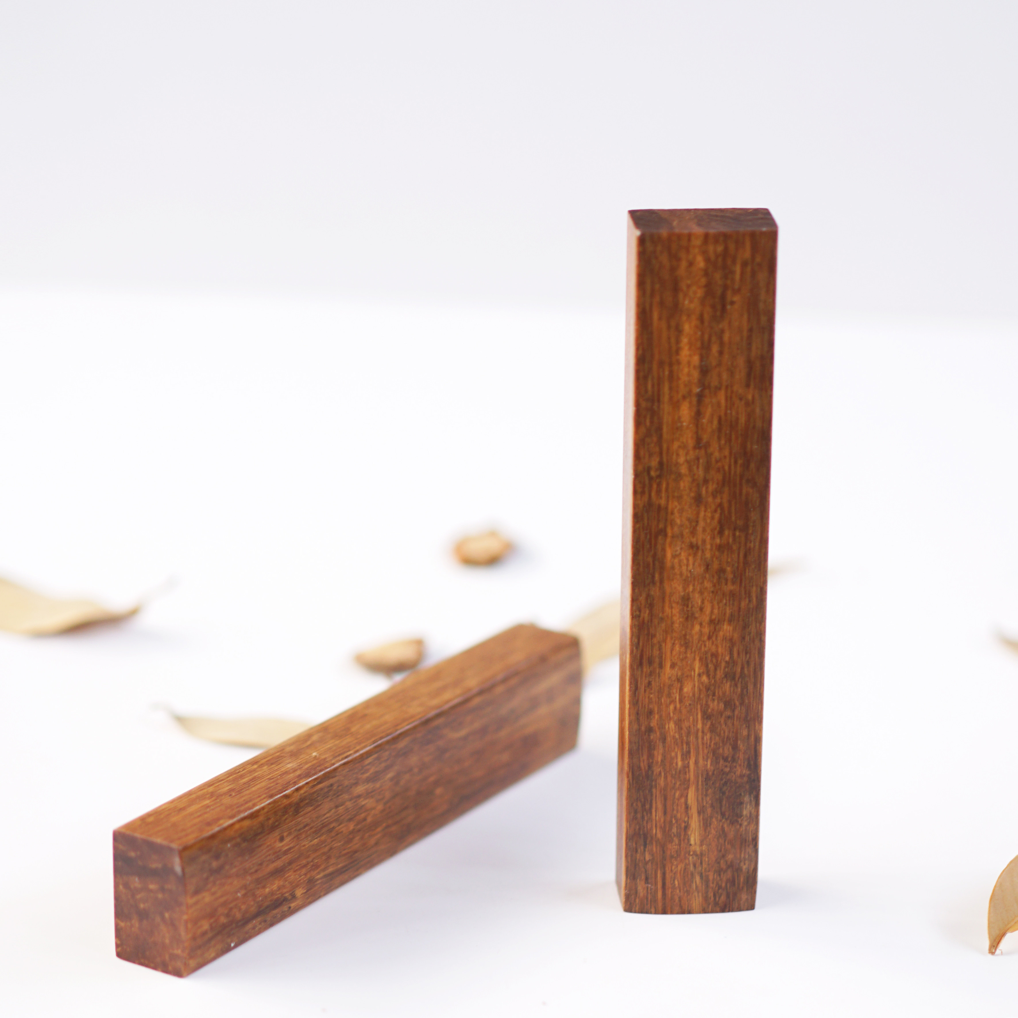 紫竹实木镇一对实木文房四宝毛笔压纸镇纸用学生书法镇纸
