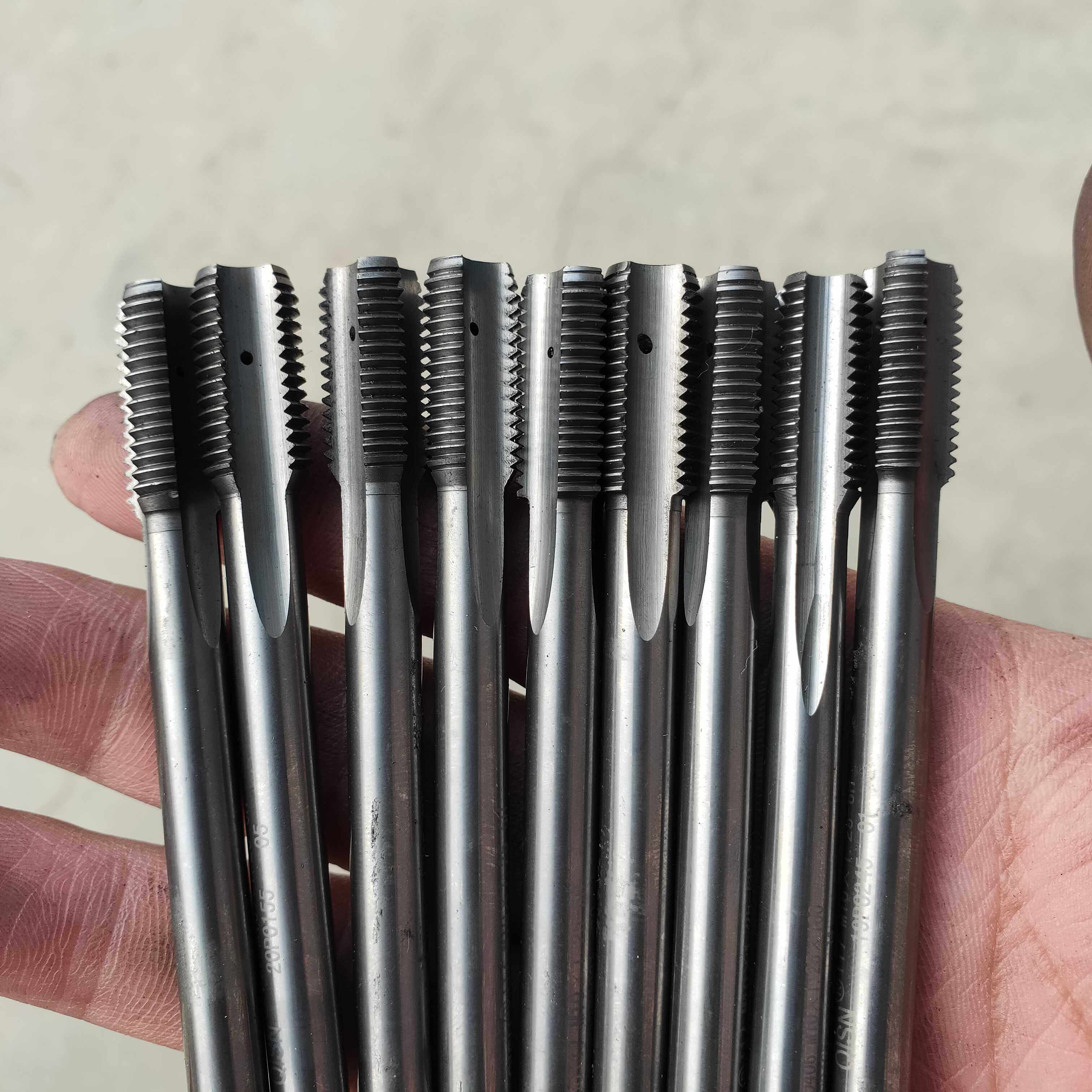 二手德国进口整体钨钢丝锥金丝攻直槽机用内机用丝锥