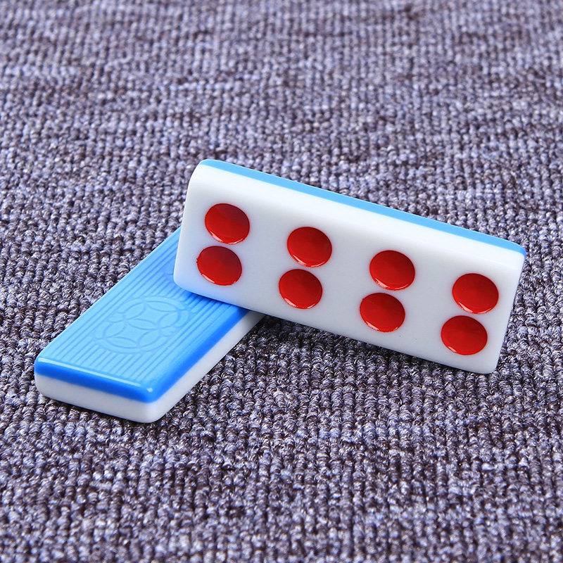 牌九超薄天九骨牌顶牛实心九牌亚克力竹丝九正牌九