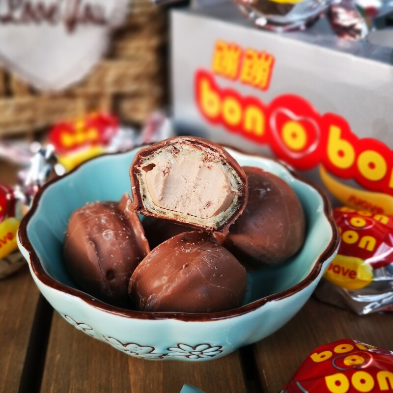 巧克力墨西哥bonbon蹦蹦夹心450克30粒装喜糖生日礼物夹心巧克力