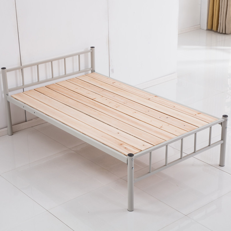 铁床单人床成人铁架员工宿舍1.2米铁艺高低