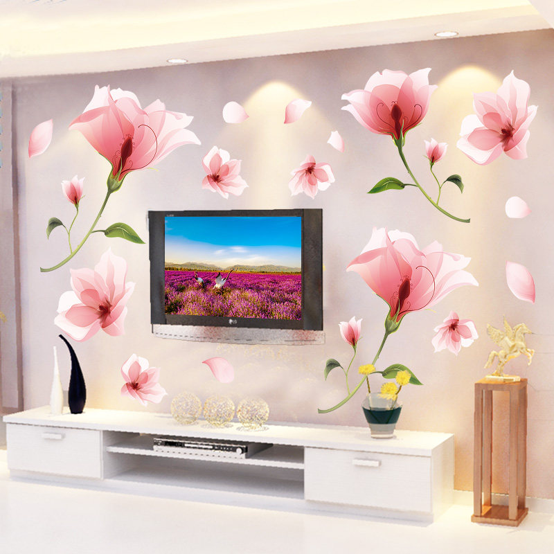 中国电视壁画贴花装饰墙上背景墙背景客厅国风墙贴