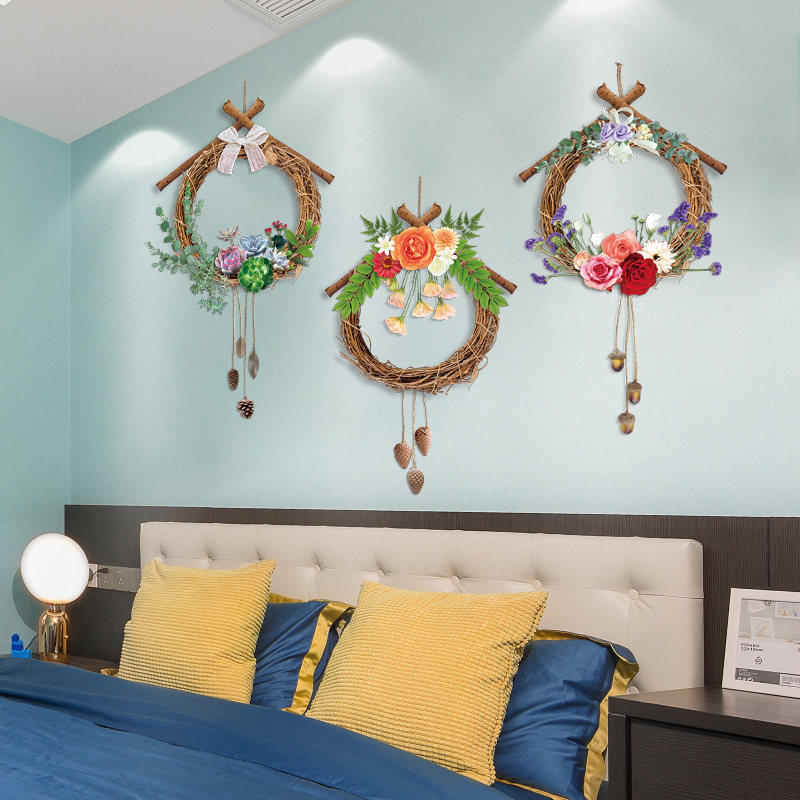 小清新ins绿植贴画创意温馨卧室床头墙壁装饰墙贴